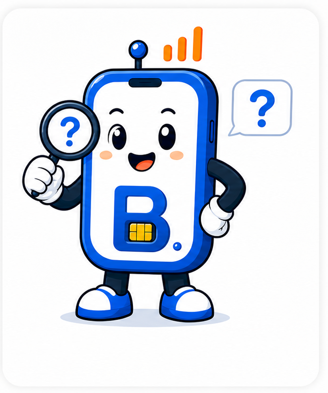 해외폰과 중고폰의 IMEI, VoLTE, 유심 호환을 안내하는 바로픽이 이미지